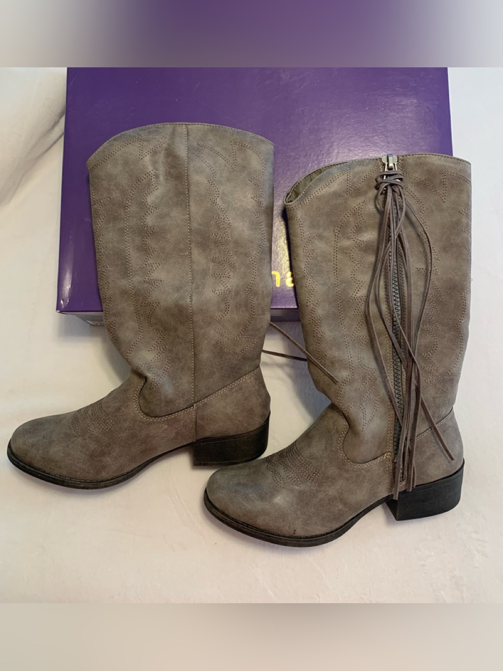 MADDEN GIRL Durant Faux Leather size 10 western style ladies boots NIB